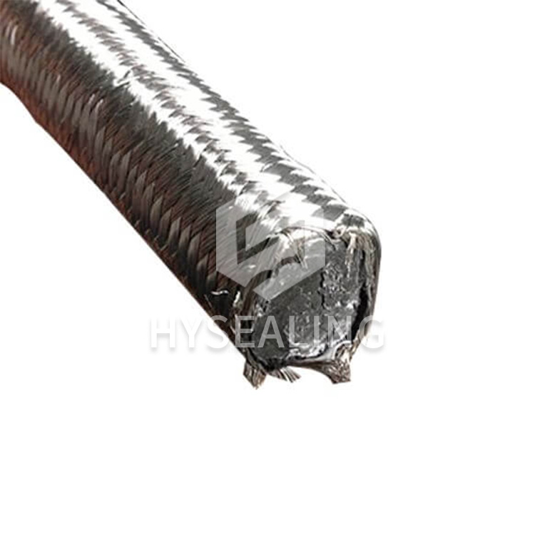 Flexible Expanded Pure Graphite Packing Rope with Inconel Wire